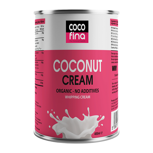 Organic Coconut Cream - 400ml x 6