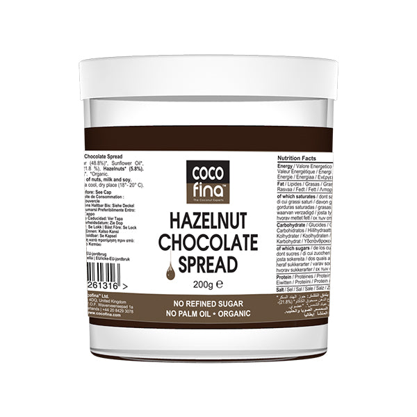 Organic Hazelnut & Chocolate Spread 200g